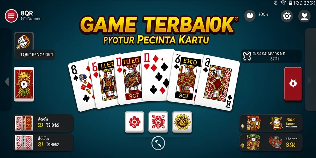 Tampilan gameplay menarik dalam permainan Domino di 8QR.