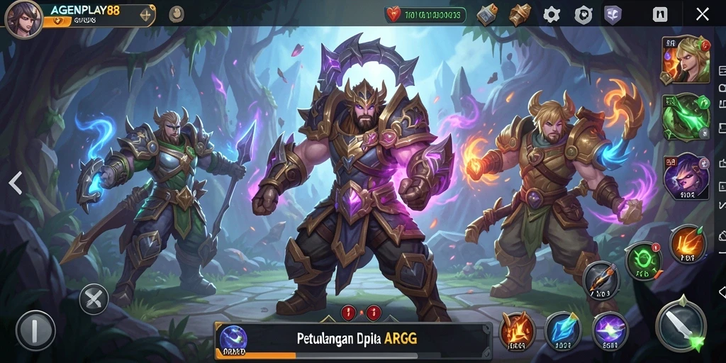 Gameplay seru AGENPLAY88 dengan aksi pertarungan ARPG.