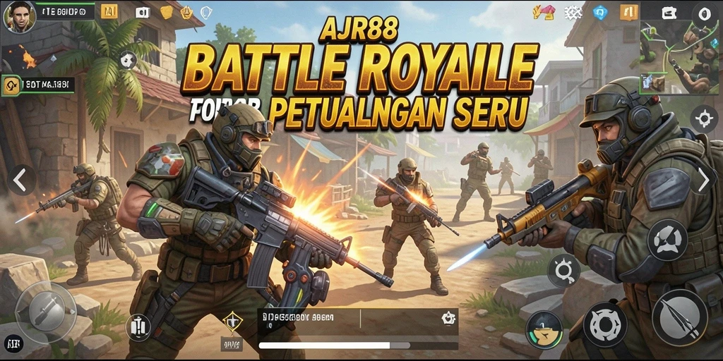 Tampilan memukau dalam pertempuran seru Battle Royale.
