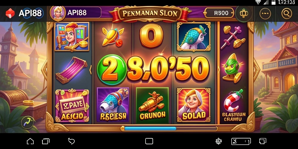 Screenshot gameplay API88 menampilkan keseruan bermain slot.