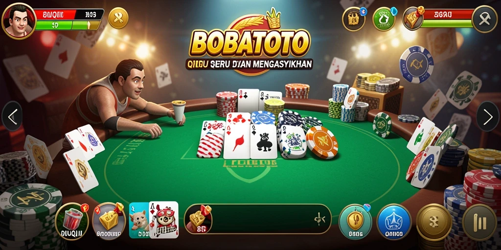 Tampilan gameplay QiuQiu yang menegangkan di BOBATOTO.