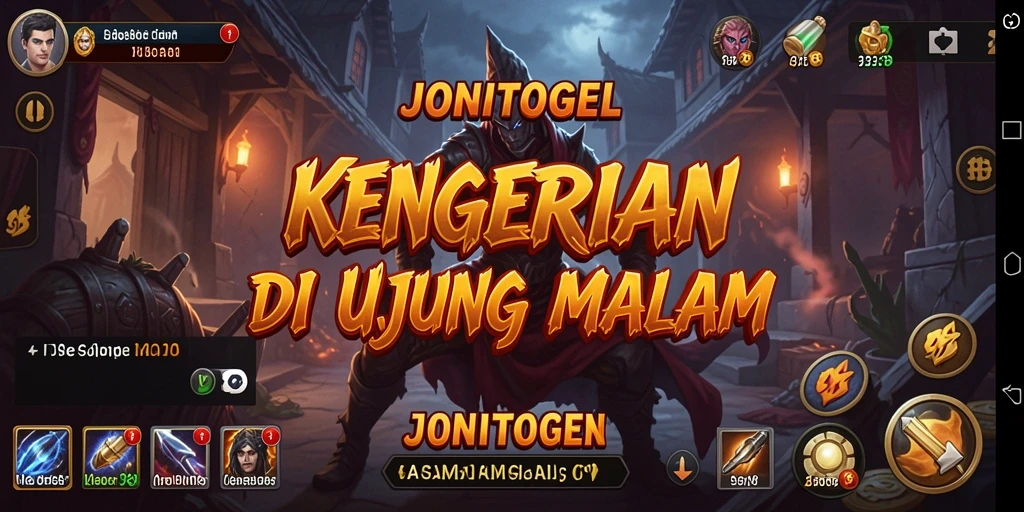 Tampilan seram dari gameplay <strong>JONITOGEL</strong> yang penuh ketegangan dan kegelapan.