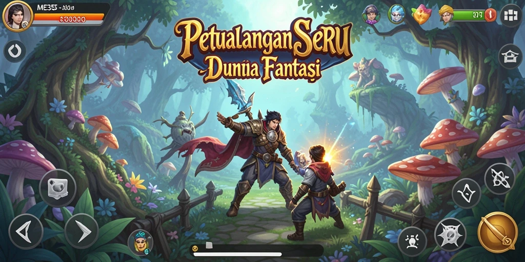 Gameplay seru di dunia petualangan ME355 dengan aksi mendebarkan.