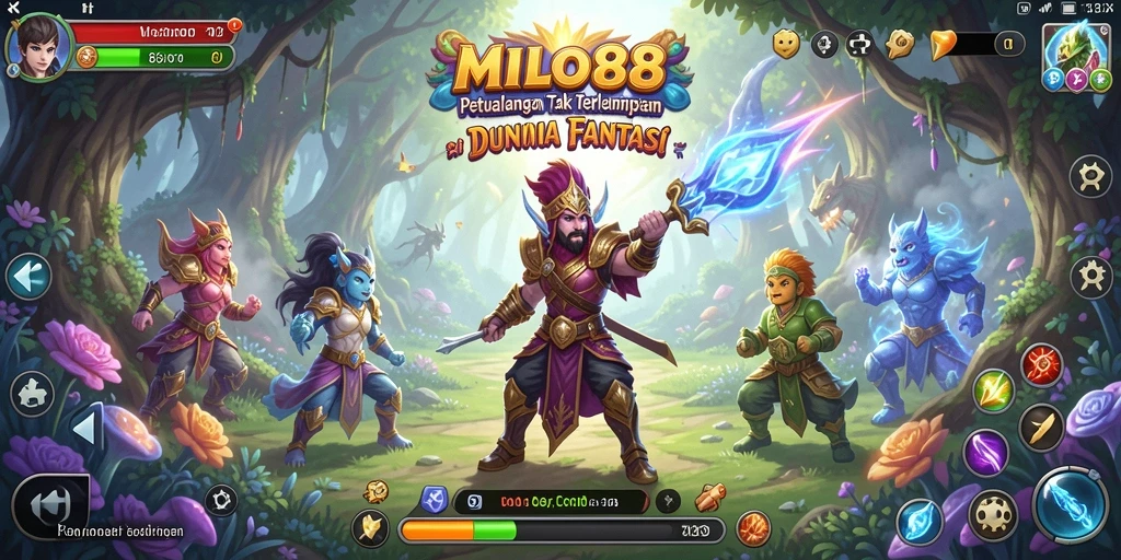 Tampilan gameplay seru dalam <strong>MILO88</strong> dengan grafis menawan dan petualangan menarik.