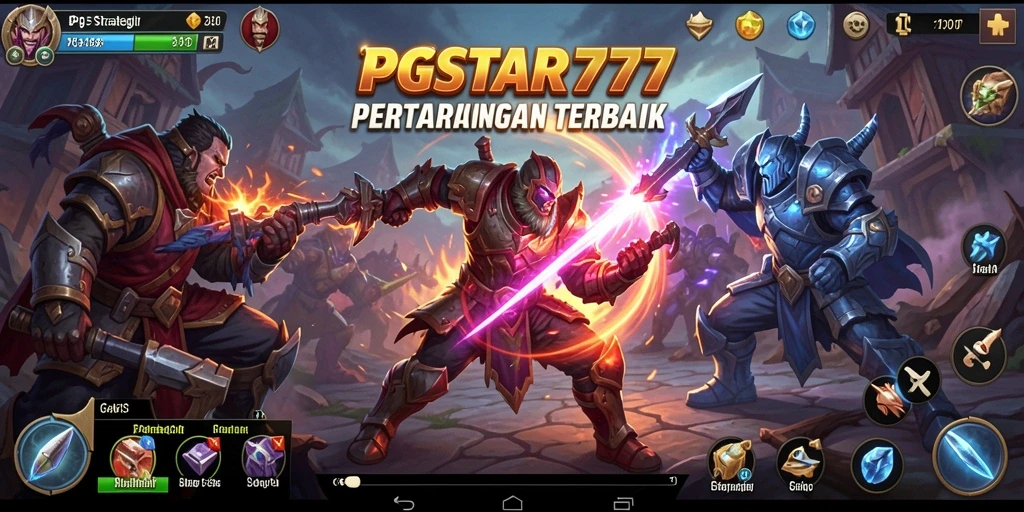 Screenshot PGSTAR777 menunjukkan aksi pertarungan strategis yang mendebarkan.