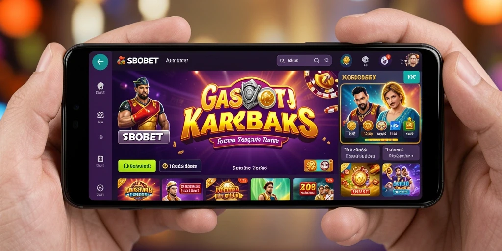 Tampilan menarik dan gameplay seru dari aplikasi Kasino SBOBET.