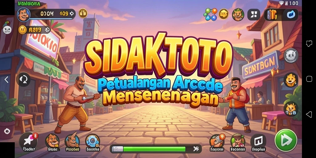 Tangkapan layar gameplay menampilkan aksi seru dalam SIDAKTOTO.