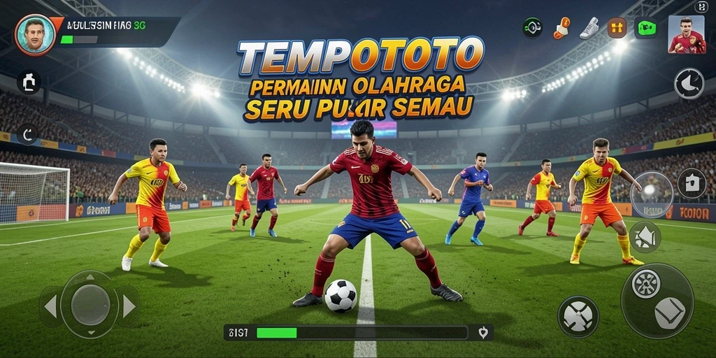 Tampilan gameplay TEMPOTOTO yang menegangkan dan seru.
