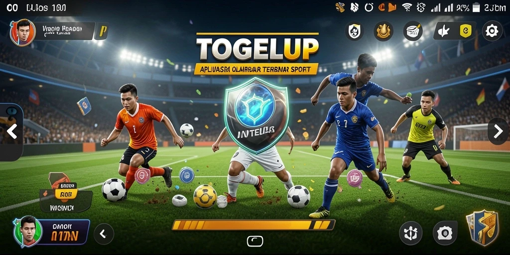 Tangkapan layar dari gameplay menarik TOGELUP menunjukkan aksi olahraga yang mendebarkan.