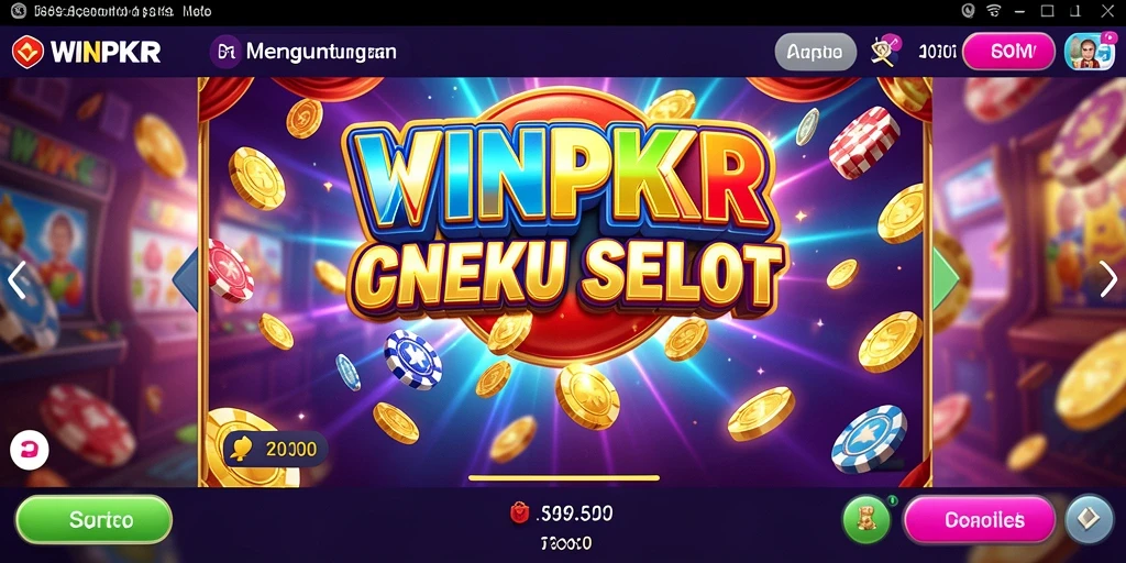 Screenshot gameplay WINPKR dengan tampilan menarik dan fitur slot yang mengasyikkan.